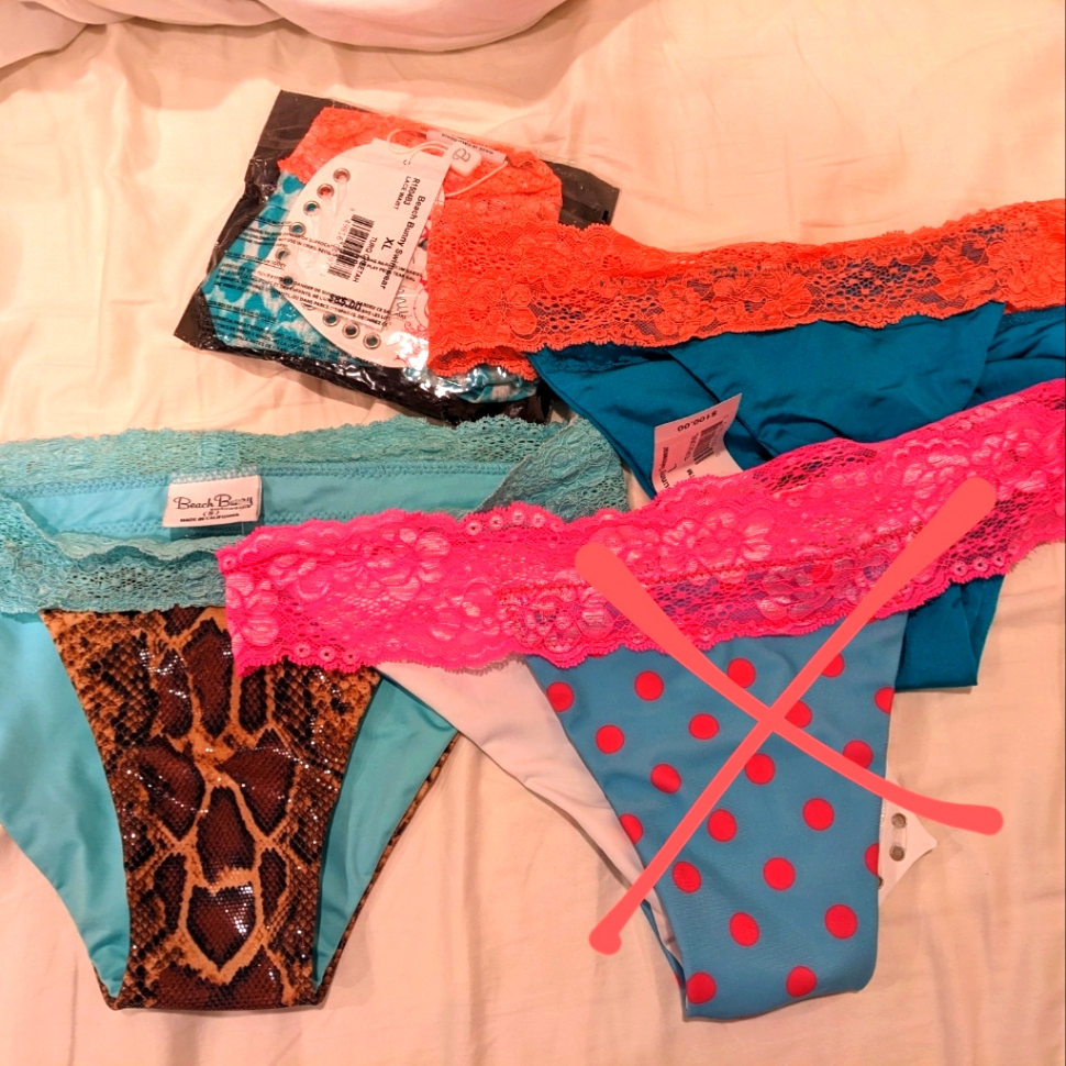 Brand New Beach Bunny Lady Lace Bottoms 50 Each